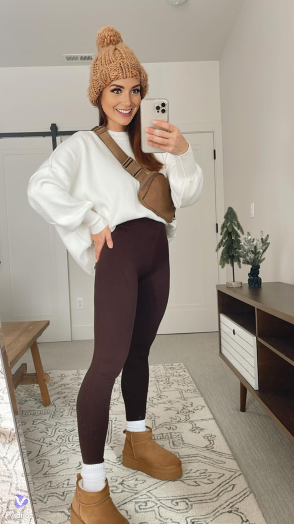 Leggings Fitted Full Length High Waistband
