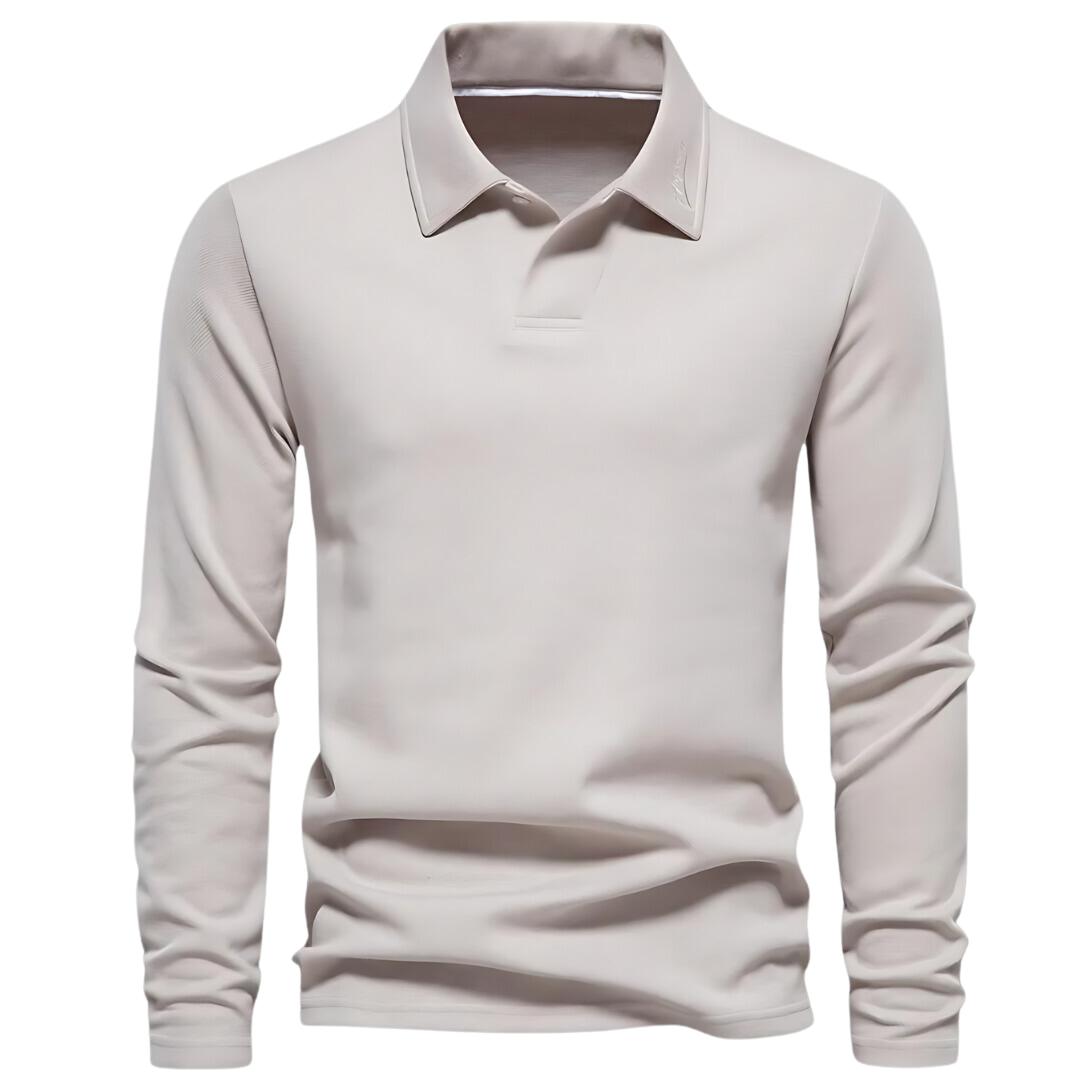 Men's Polo Shirt Straight Cut Hip-Length