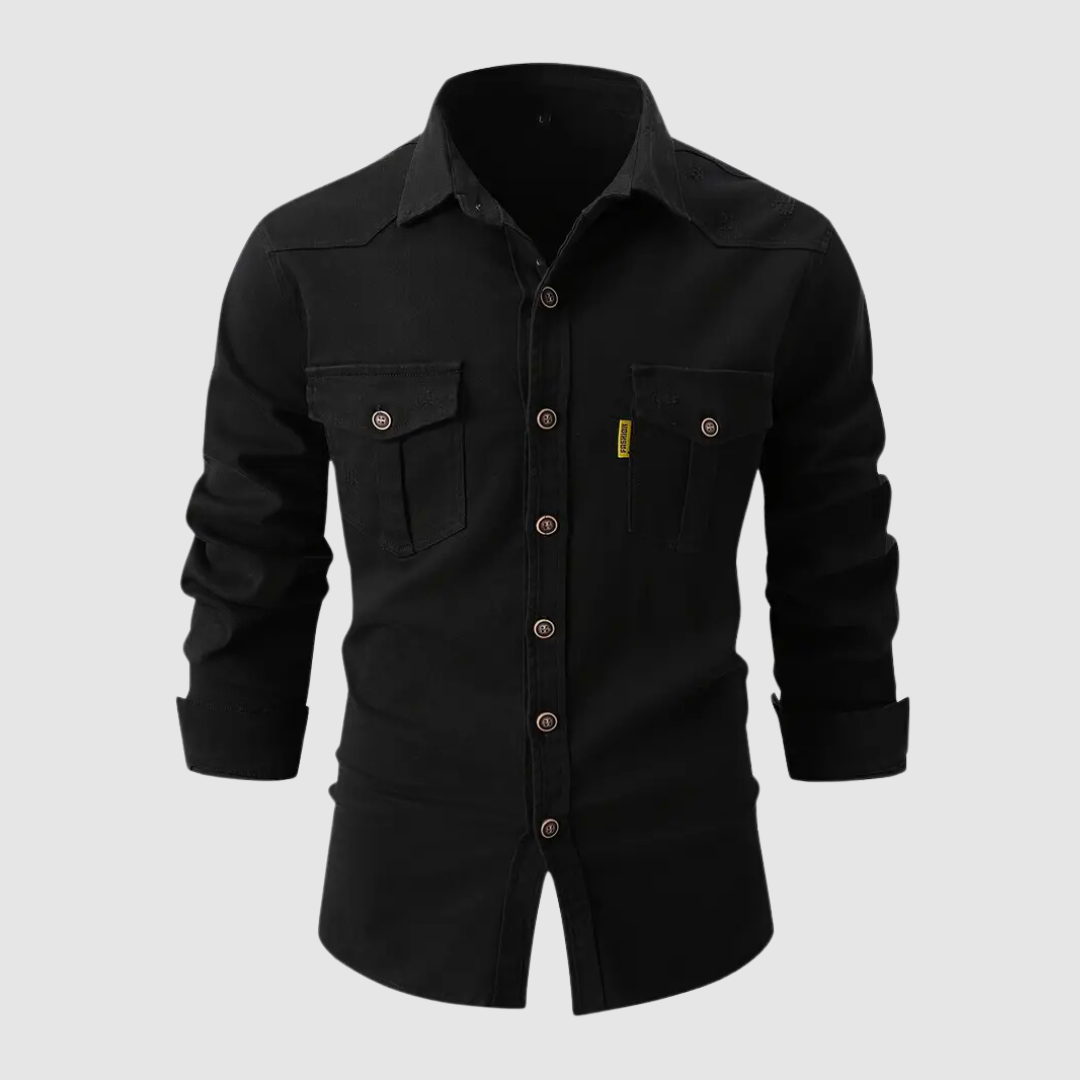 Men’s Long Sleeve Shirt Straight Cut