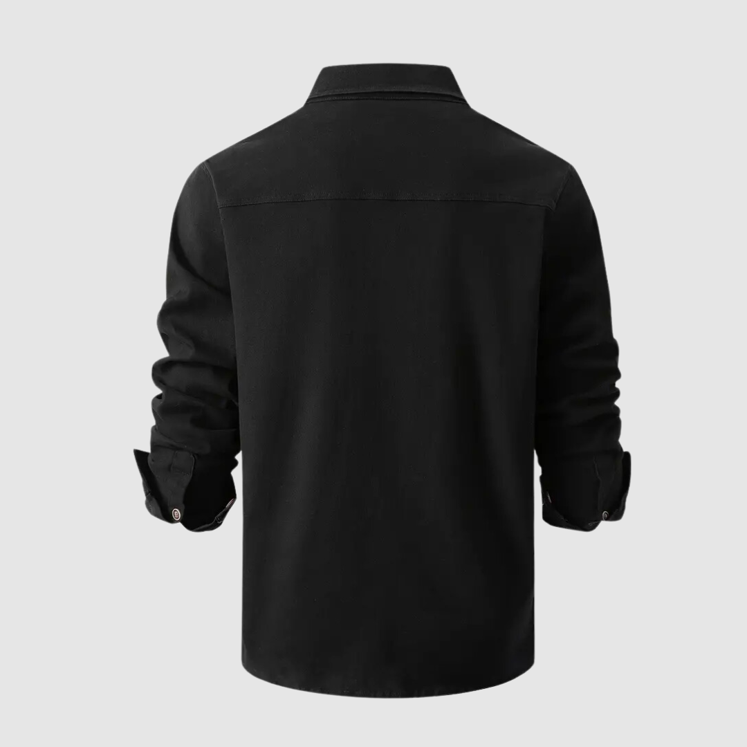 Men’s Long Sleeve Shirt Straight Cut