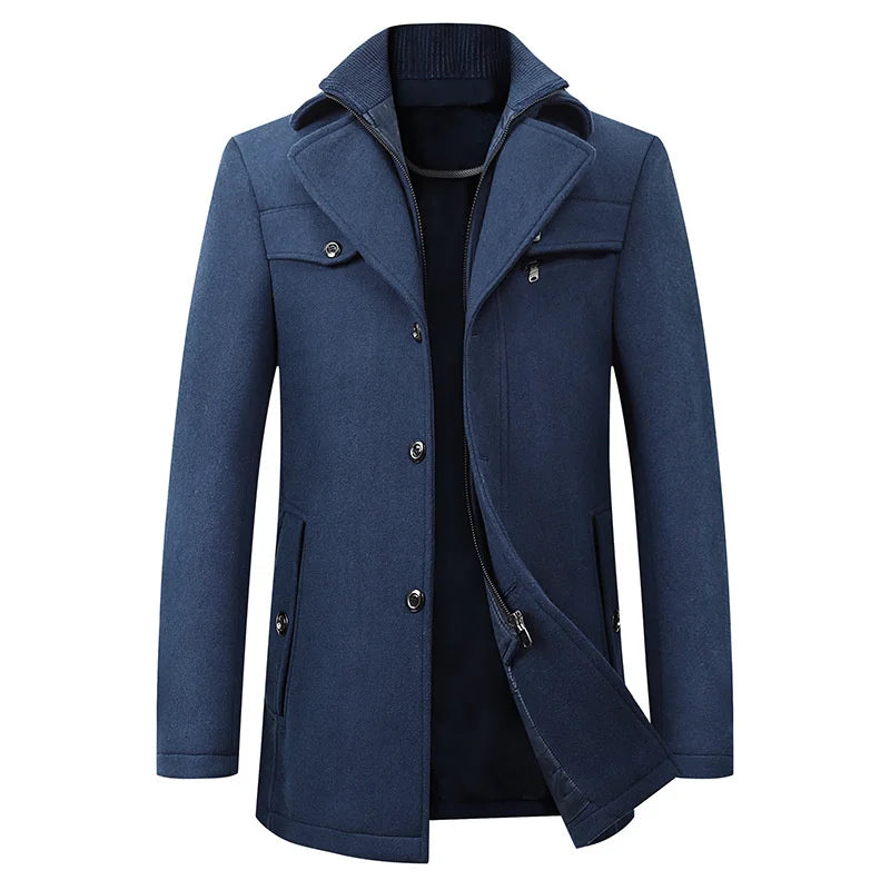 Men’s Medium Length Straight Winter Coat