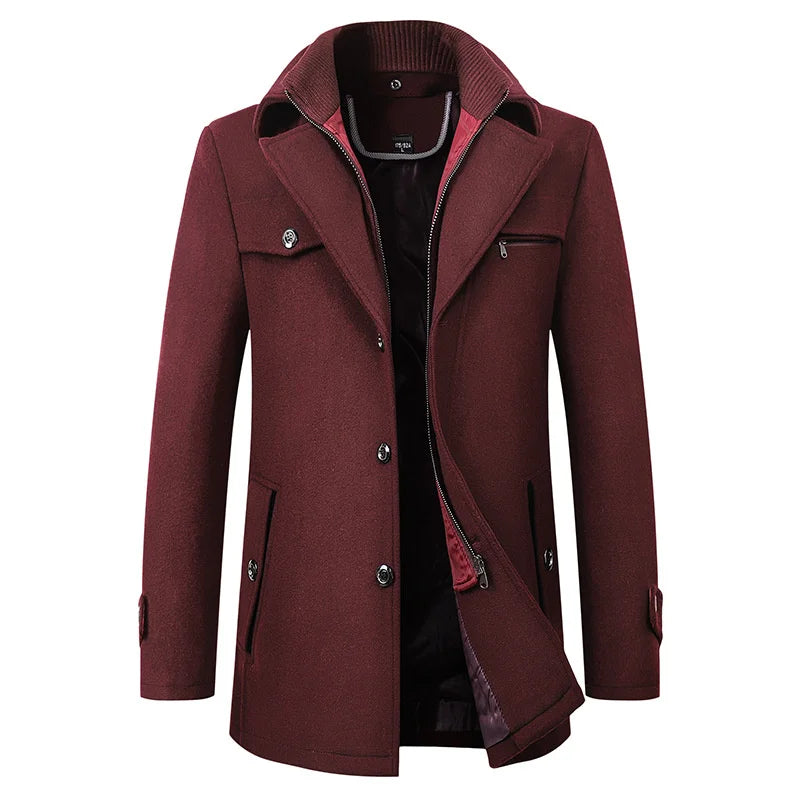Men’s Medium Length Straight Winter Coat