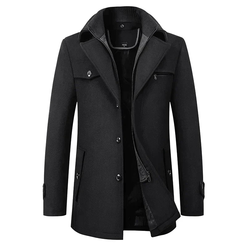 Men’s Medium Length Straight Winter Coat