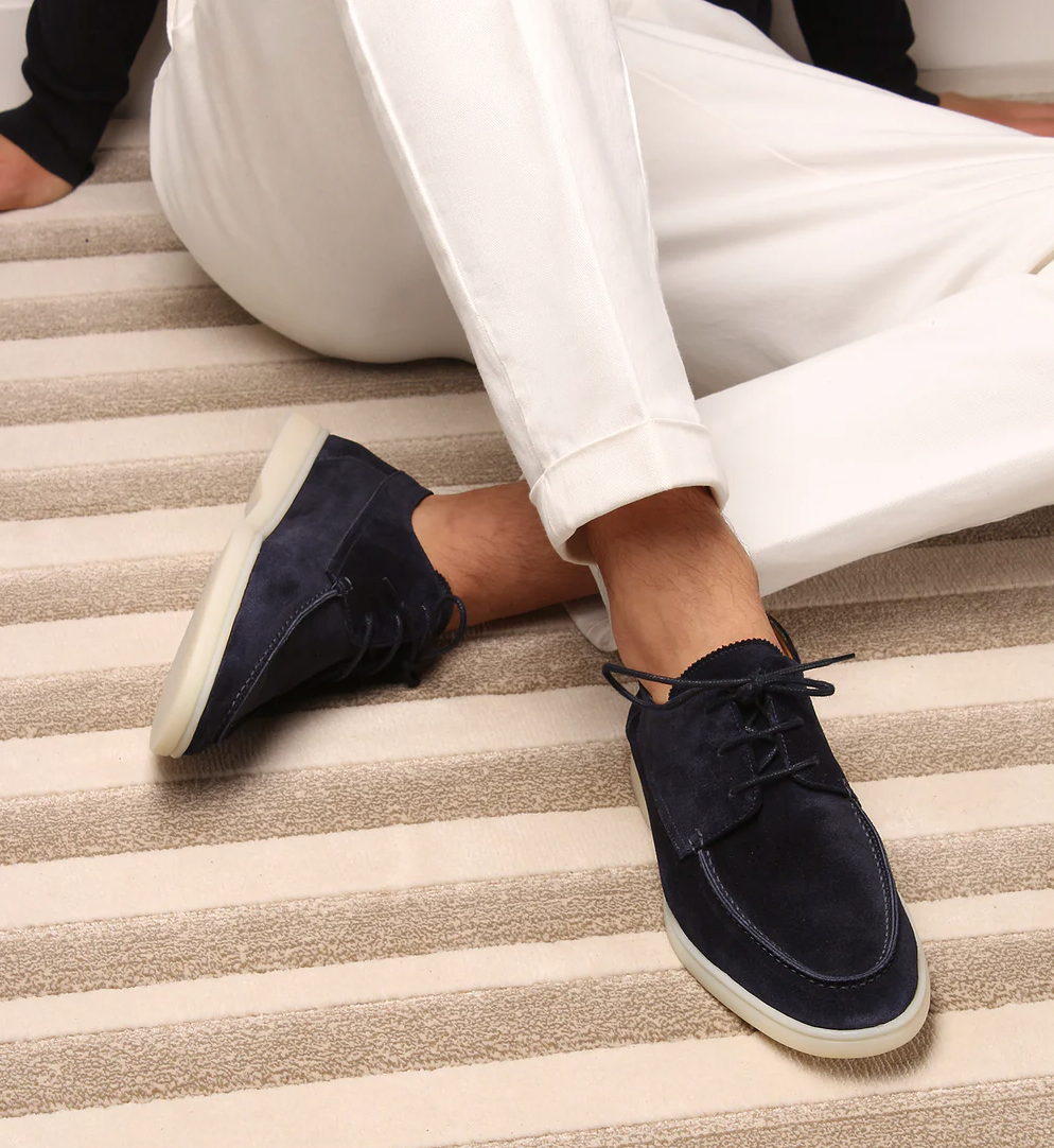 Men's Loafers Slip-On Design Rounded Toe