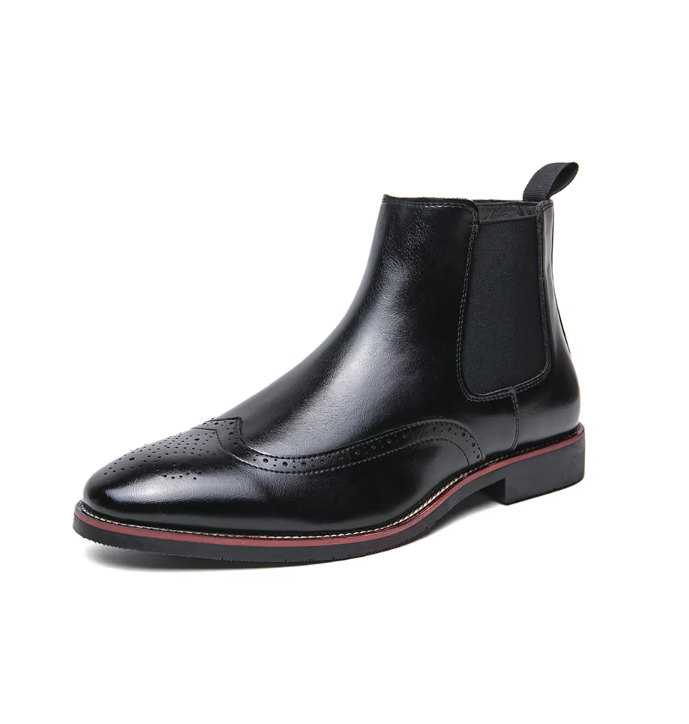 Men’s Chelsea Boots Mid-Ankle Smooth