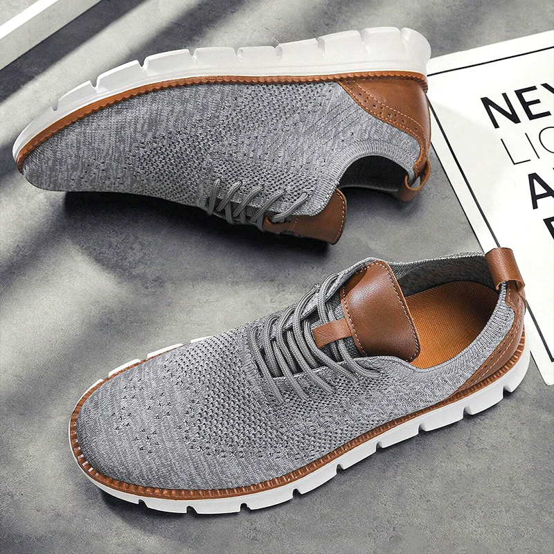 Men’s Low-Cut Sneakers Lace Up