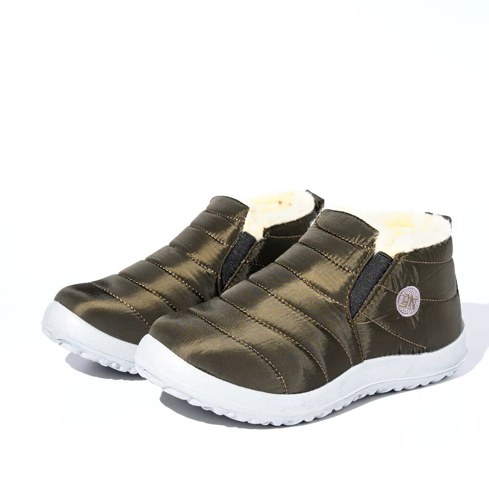 Ankle Boots Smooth Upper Design