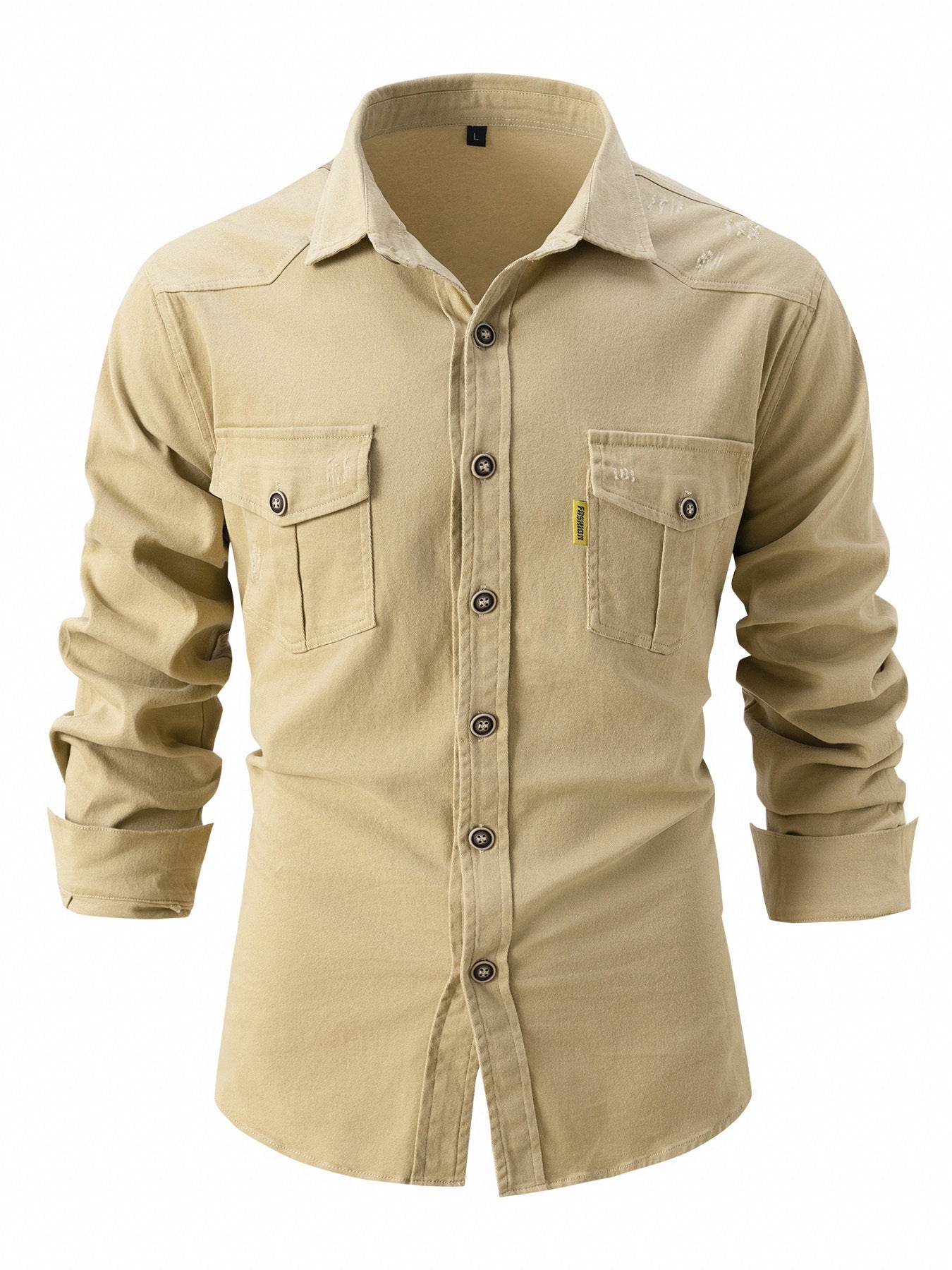 Men’s Long Sleeve Shirt Straight Cut