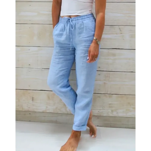 Airy Trousers Loose Fit Ankle-Length