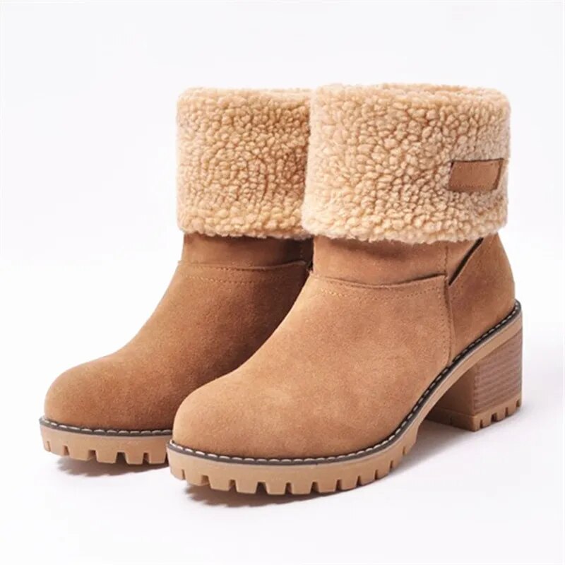 Ankle Boots Straight Shape Close-Fitting