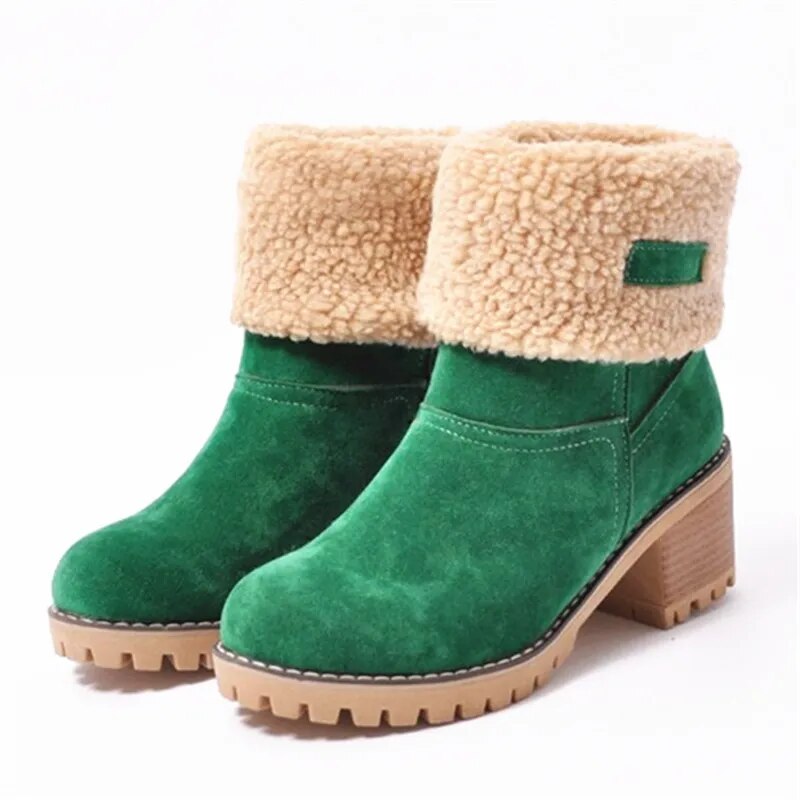 Ankle Boots Straight Shape Close-Fitting