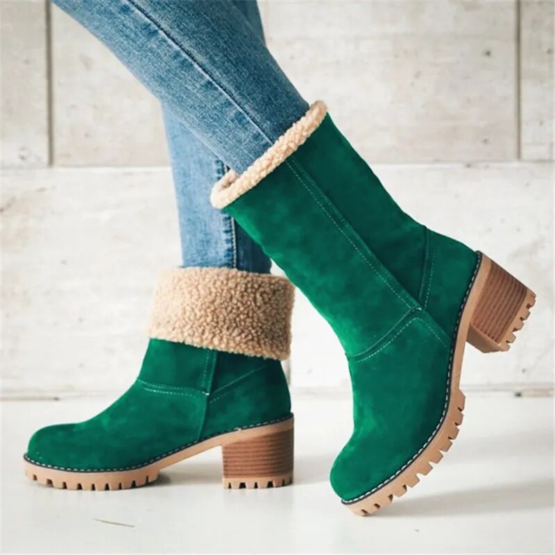 Ankle Boots Straight Shape Close-Fitting